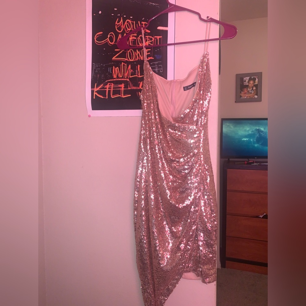Shein glitter dress, never worn